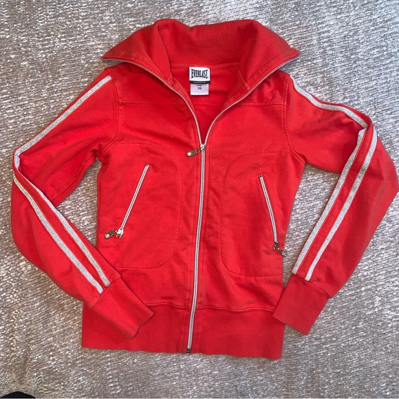 EVERLAST retro Swarovski track jacket - Picture 2 of 11